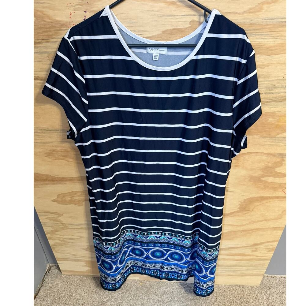 Women's Jaclyn Smith‎ Dress Striped 2x